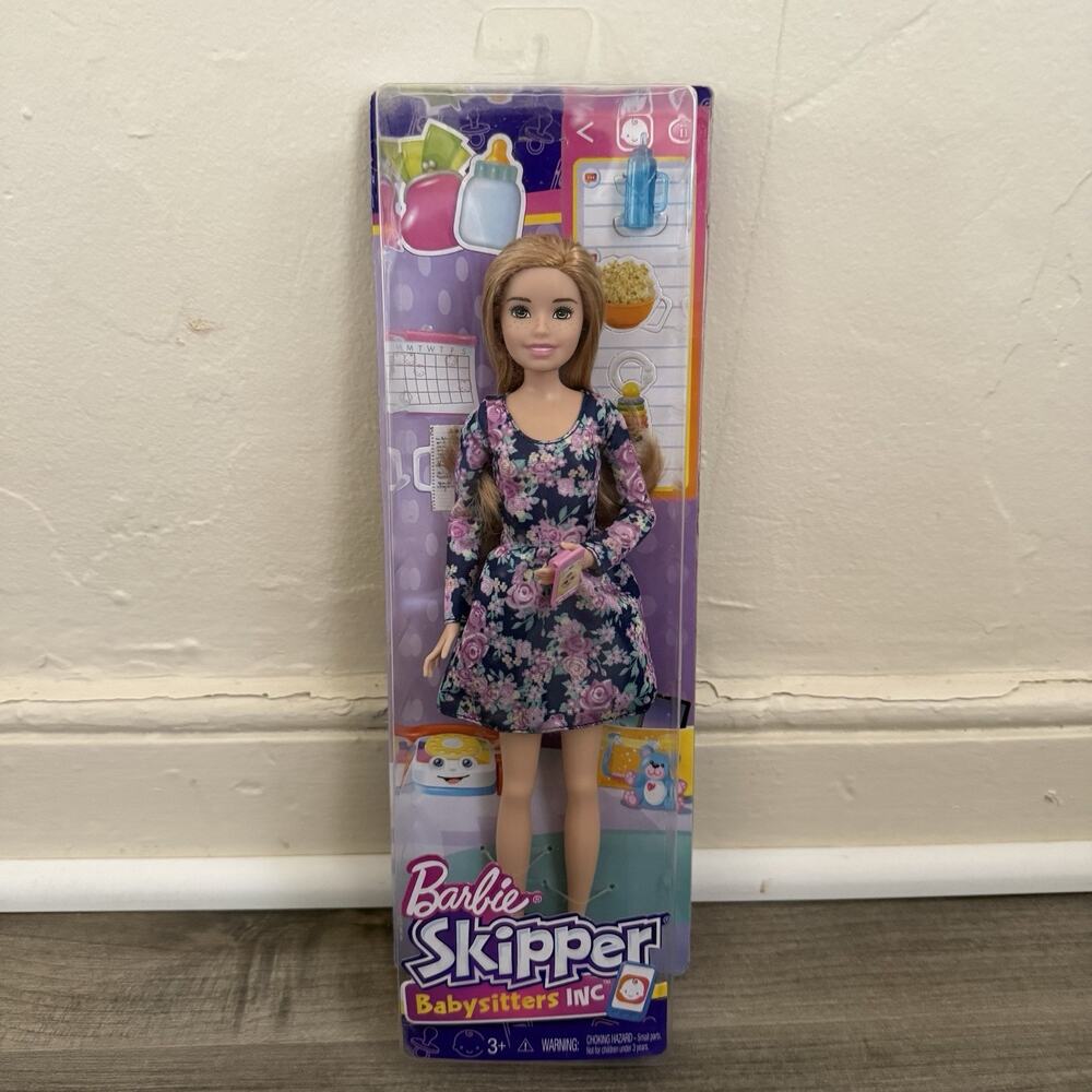 Barbie Skipper Babysitters Inc #FHY90 Strawberry Blonde Hair/Freckled Teen Doll